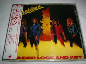 【32XD-386】 ドッケン / アンダー・ロック・アンド・キー DOKKEN /UNDER LOCK AND KEY (シール帯) 税表記なし 3200円帯