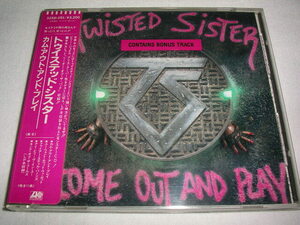 【32XD-391 】トゥイステッド・シスター/カム・アウト・アンド・プレイ TWISTED SISTER/COME OUT AND PLAY (シール帯) 税表記なし 3200円帯