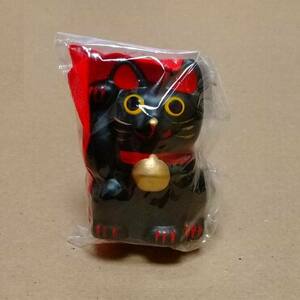 招き猫 (黒) 高さ：約5cm 雑貨 置き物 [ 新品 ] 