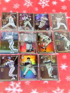 LE11 pieces set . inside . Hara middle west futoshi wide .. real Yoshida . man etc. Owners League Legend Professional Baseball card Bandai 