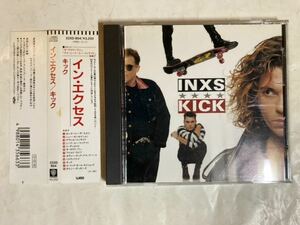 CD 旧規格 3200円盤 帯付 イン・エクセス キック32XD864 INXS KICK