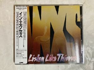 CD シール帯 税表記無 イン・エクセス Inxs リッスン・ライク・シーヴズ Listen Like Thieves 32XD-352