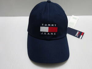 新品★トミージーンズ【 TOMMY JEANS】レディース★野球帽★キャップ★ネイビー★オーガニックコットン★特価品★送料込★T-51