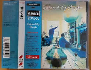 【帯付 良好品】OASIS DEFINITELY MAYBE ESCA 6045 オアシス／オアシス