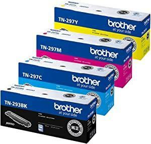 BROTHER 国内純正 TN-293BK / TN-297C / TN-297M / TN-297Y 大容量 4色セット 【送料無料】