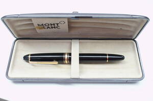 美品/動作品◇MONTBLANC モンブラン マイスターシュティック 149 万年筆 14C 全金 GERMANY（50081-1）