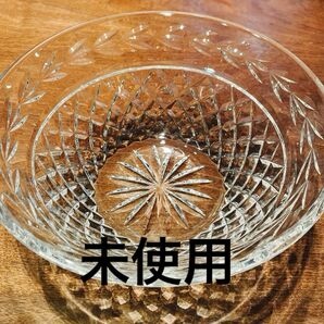 【未使用】ウォーターフォード Waterford クリスタル　ガラス製ボウル アンティーク 洋食器