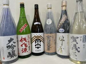 【1円から】大人気 お酒6本セット(1800ml) 居酒屋 家飲み 飲み比べ 日本酒 お酒 sake