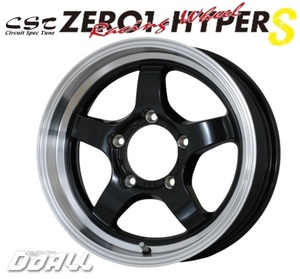 16インチ 5H139.7 5.5J+22 5穴 4本 1台分セット ゼロワンハイパー S ホイール ZERO1 HYPER S DOALL ブラックリムポリッシュ