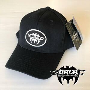 ◎未使用！ゾーラック【ZORLAC】パスヘッド バットロゴ ブラック 90s'FlexFit CAP size:Ｌ‐XL FLEXFIT　キャップ ハット スケートボード