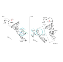 送料185円 O2センサー ニッサン ノート エルグランド デュアリス ティアナ シルフィ E12 PE52 KJ10 KNJ10 J32 TB17 ラムダセンサー_画像4