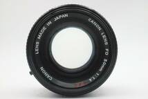 ★実用品★キャノン CANON LENS FD 50mm F1.4 S.S.C #90_画像2