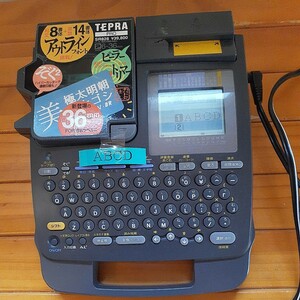TEPRA PRO テプラプロ ラベルライター SR828 通電、印字、簡易動作OK　送料780円～