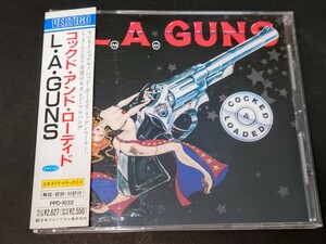 【即決 国内盤 廃盤 帯付】L.A.GUNS◆コックド・アンド・ローディド/COCKED AND LOADED◆'89年作品/2nd