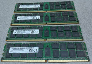 送料無料 メモリ 16GB x4 DDR4 PC4-2133 ECC RDIMM Dell PowerEdge T430 T630 FC630 Precision T5810 T7910 MTA36ASF2G72PZ PC4-17000 HP