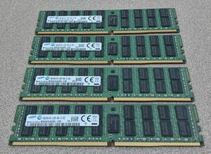 送料無料 メモリ 16GB x4 DDR4 PC4-2133 ECC RDIMM Dell PowerEdge R430 R530 R630 R730 R930 Precision R7810 T5810 PC4-2133P PC4-17000