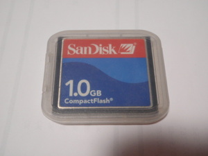 CFカード コンパクトフラッシュメモリ　1G　SanDisk　1枚