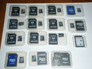 micro SDカード　おまとめ　SDカード　　計15枚　ジャンク品