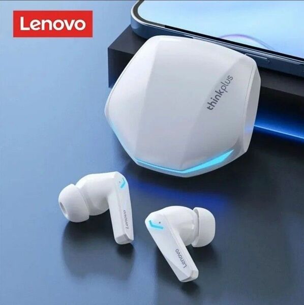 新品 Lenovo gm2 Pro ゲーミング Bluetooth イヤホン 白 高音質 