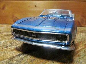 《全国一律送料800円》超希少 １／２４ シェビー カマロSS 1967年 青色 Camaro ベビーカマロ