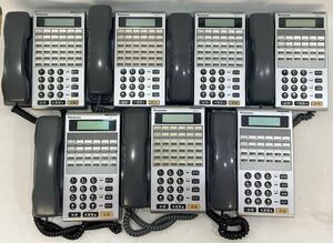 MW0211◆ジャンク◆ パナソニック Telsh-V 24キー電話機 D VB-E611D-KS 12キー電話機D VB-E411D-KS ビジネスフォン 電話 合計7台セット