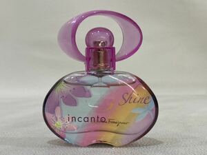 R4B070◆新品同様◆ サルヴァトーレフェラガモ Salvatore Ferragamo インカント incanto シャイン shine オードトワレ 香水 30ml