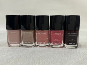 R4B096◆ シャネル CHANEL ヴェルニ LE VERNIS 588 895 741 621 18 ネイルエナメル 13ml×5点セット