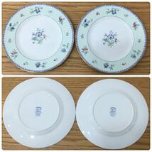 D4A011◆ ウェッジウッド WEDGWOOD メドウフィールド ティーカップ&ソーサー ケーキ皿 ティーポット クリーマー シュガーポット 合計9点_画像5