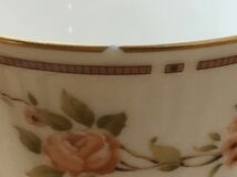 D4B039◆ ノリタケ Noritake アイボリーチャイナ 花柄 カップ×6 ソーサー×5 合計11点セット_画像10