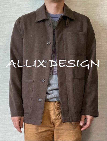 【Allix Design】 Tailored Jacket /Brown/M