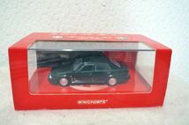 ミニチャンプス アルファロメオ 75 3.0 V6 アメリカ 1989 1/43 ミニカー 黒 ②_画像3