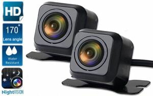 小型 バックカメラ リアカメラ 2個セット モニター カーナビ ナンバー CCD 高画質 フロントカメラ 12v カロッツェリア パナソニック