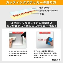 カッティングステッカー 亥 十二支 干支 漢字 かっこいい シール 車 年 暦 カレンダー 正月 月 車_画像5