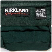 カークランドKIRKLAND 無地 スウェット トレーナー ネイビー紺 2XL_画像5