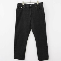 リーバイス505 Levis W38 ブラックデニム 黒 ストレート 7303_画像2