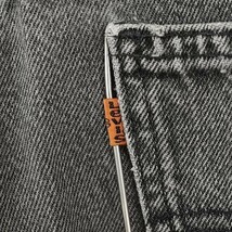 リーバイス Levis ブラックデニム 黒グレー カナダ製 W38相当 7243_画像5