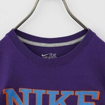 NIKE ナイキ ビッグロゴプリントTシャツ L パープル 紫 オレンジ 青_画像7