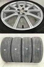 中古タイヤホイールセット 215/45R17 91W 17インチ 17×7J +50 5穴 PCD100 セイバーリング FENCER 夏 カローラツーリング d462_画像4