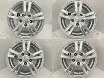 中古アルミホイール 4本セット 15×6J +53 5穴 PCD114.3 15インチ DUNLOP DUFACT c1328_画像3