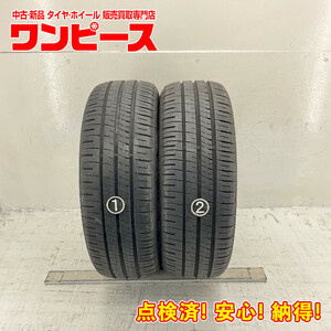 中古タイヤ 2本セット 195/55R16 87V ダンロップ ENASAVE EC204 夏 サマー 195/55/16 イスト/シエンタ b5351