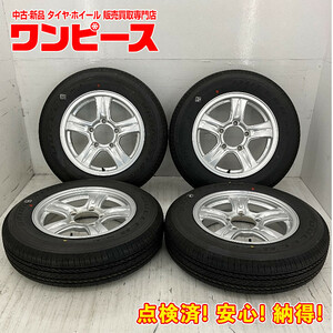 中古タイヤホイールセット 175/80R16 91S 16インチ 16×5.5J +19 5穴 PCD139.7 ブリヂストン KEELER 夏 ジムニー d476