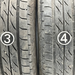 中古タイヤ 4本セット 165/55R14 72V ブリヂストン NEXTRY 夏 サマー 165/55/14 ekワゴン/ゼスト b5327の画像4