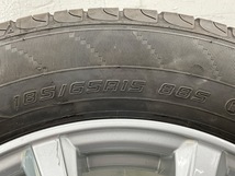 中古タイヤホイールセット 185/65R15 88S 15インチ 15×5.5J +42 4穴 PCD100 ダンロップ DEBOR 夏 デミオ/ノート d451_画像8