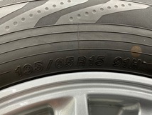 中古タイヤホイールセット 195/65R15 91H 15インチ 15×6J +50 5穴 PCD114.3 ヨコハマ 夏 ヴォクシー d506_画像8