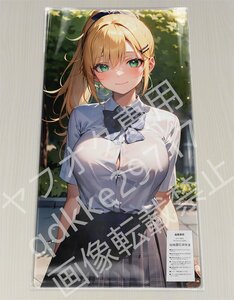 [美少女]金髪/プレイマット＆マウスパッド＆ラバーマット高品質