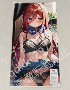 [五等分の花嫁]中野三玖/プレイマット＆マウスパッド＆ラバーマット高品質