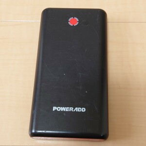 【送料185円】中古 POWERADD Pilot X7 モバイルバッテリー　20000mAh PSE認証　大容量 電池　外出　出張　電池パック　長押しでLED照明
