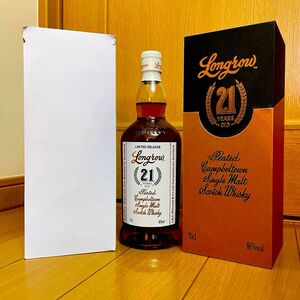 白箱箱付 正規品 Longrow ロングロウ 21年 スプリングバンク シングルモルトスコッチウイスキー 700ml 46%