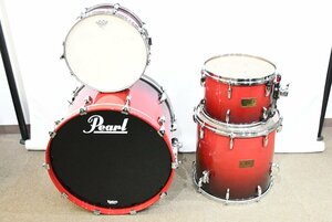 ＜発送不可＞Pearl パール Masters Custom マスターズ カスタム Maple Shell ドラムセット ケース付き 4点 打楽器 20783893＜発送不可＞