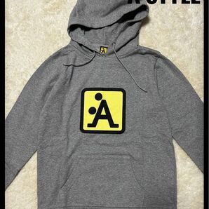 SALE★A-STYLE Aロゴプルオーバーパーカー★GRAY/M size